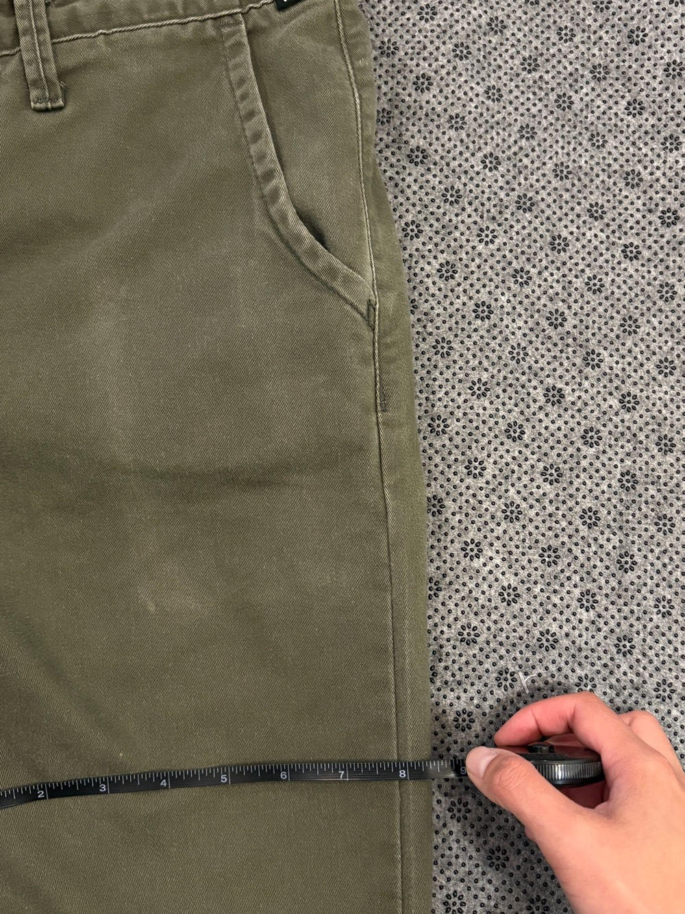 Vans Authentic Chino Stretch Pants Grape Leaf Olive Green Men’s 32 - Picture 10 of 13